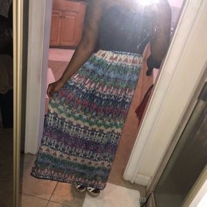 colorful maxi dress! 🦋